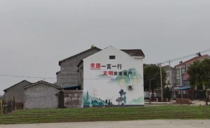龙山新农村墙绘