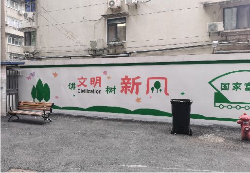 龙山社区墙绘